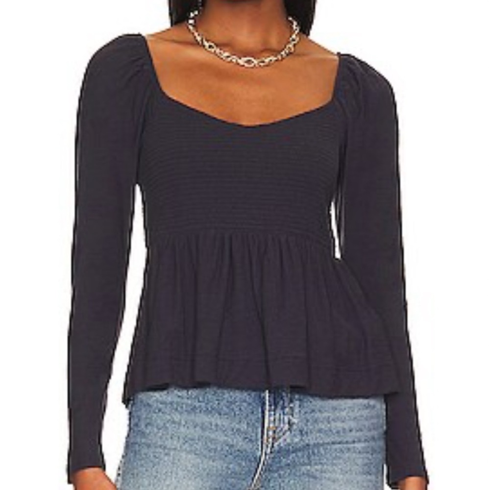 Nation LTD Zoie babydoll shirt - Picture 2 of 9
